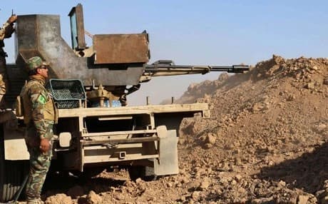 Peshmerga on frontlines against ISIS. Photo: Rudaw. 