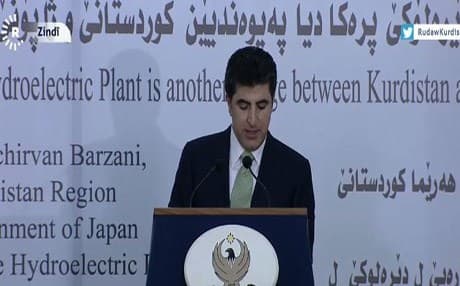  Kurdistan Region Prime Minister Nechirvan Barzani announced Thursday the launch of the Rashava- Deralook electricity station . Photo: Rudaw
