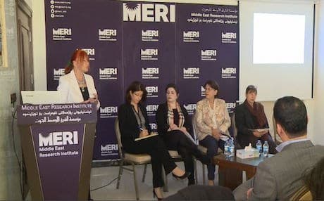 Erbil seminar spotlighting kurdish women's struggles. Photo: Rudaw