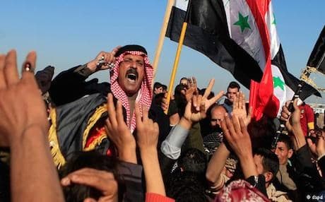 Iraqi Sunnis protesting against the central government of former PM Nouri al-Maliki, April 2014. Photo: AFP  