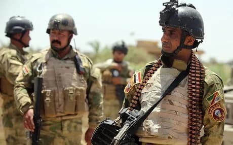 Iraqi soldiers in Anbar province. AFP file photo