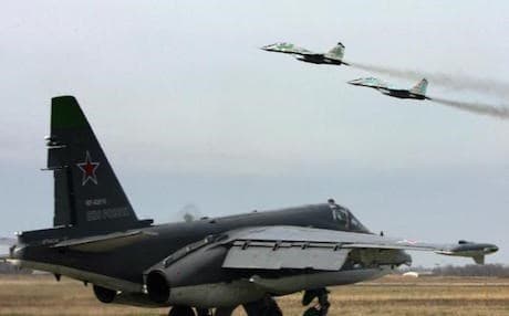 The Russians further intend to escort their future bombing raids with fighter escort in addition to increases in air defense missile systems in the region which would range both Turkey and coalition air space. Photo: AFP