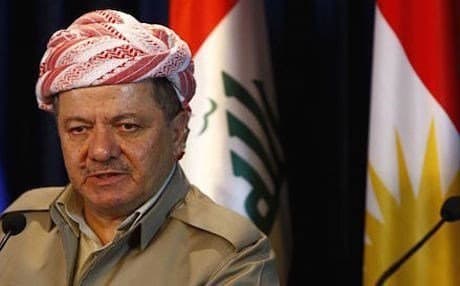 Kurdistan Region President Massoud Barzani. AFP Photo.