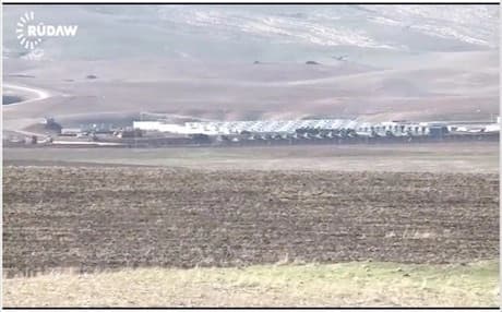 The base of Turkish troops near Mosul. Photo: Rudaw