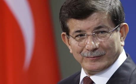 Turkish Prime Minister Ahmet Davutoglu. AP Photo.