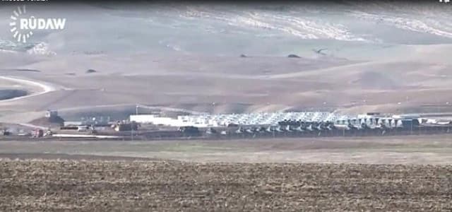 Screen grab of Gudad military base. Rudaw footage. 
