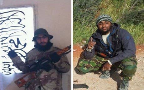 Hassan Al-Mandlawi, 32, and Al Amin Sultan, 30, were jailed for taking part in an ISIS execution. Photo: Swedish Security Service.