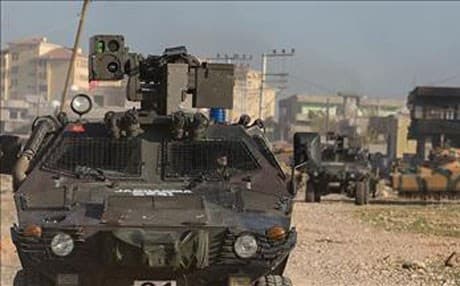 Turkish forces have been carrying out raids against the PKK since late July.  Photo: Anadolu Agency.