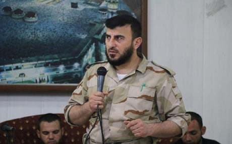 Zahran Alloush was the commander of the Jaish al-Islam (Army of Islam) movement, the predominant opposition faction in the Eastern Ghouta rebel bastion east of Damascus. Photo: AFP