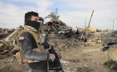 Iraqi Security forces soldier in Ramadi. Photo: AP