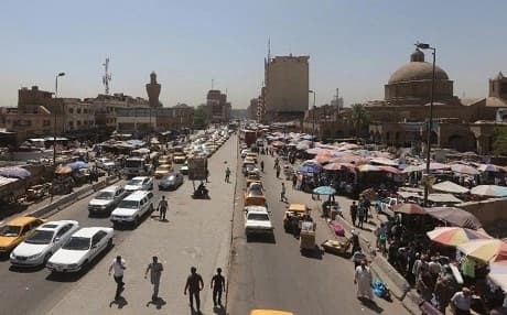 Saudi Arabia reopened its embassy in Baghdad. Photo: AFP.   