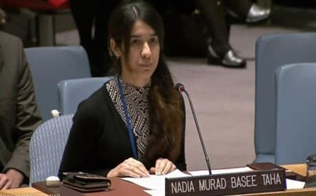 نادیە موراد بەگریانەوە لەبەردەم  نەتەوە یەکگرتووەکان  لەبارەی کوردانی ئێزدی قسەی کرد