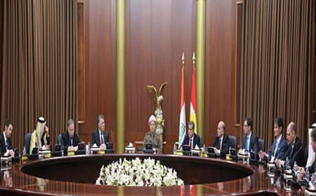 President Barzani Meets with Erbil-Based Diplomats. Photo: Krp