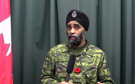 Canada’s Defense Minister Harjit Sajjan. Photo: Canada News
