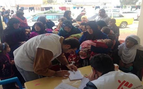 Mobile clinics with Iraqi internally displaced persons (IDP) Photo: Frederic Bonnot/MSF