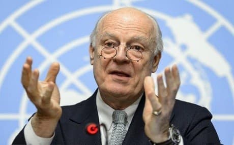 UN envoy for Syria Steffan di Mistura. AFP file photo.