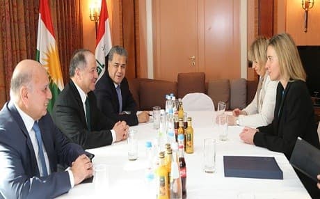 President Barzani and his delegation attended Munich Security Conference, 2016. Photo: KRP