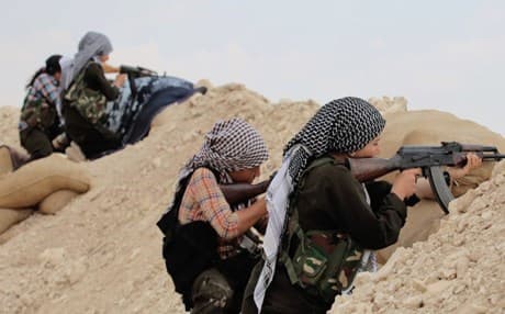 Fighters of Kurdish Peoples Protection Units (YPG). Photo: AP 
