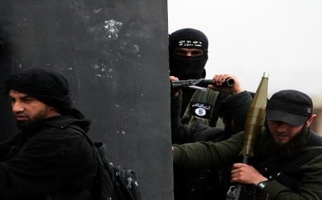 ISIS fighters in Syria. AFP Photo. 