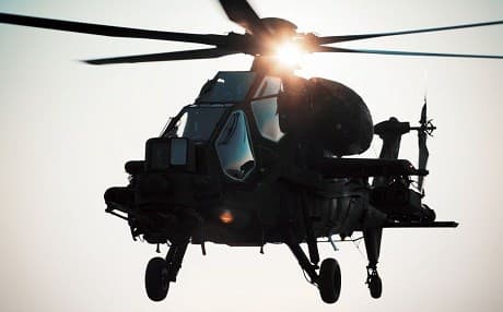 Italy is to send A-129 Mangusta (pictured) and NH90 helicopters to Iraq