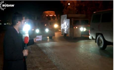 Screenshot of arrival of the fourth batch of 600 Iraqi army soldiers, Feb 2016. Photo: Rudaw