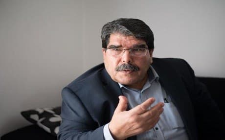 Salih Muslim,head of the Democratic Union Party PYD. AFP Photo