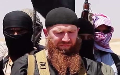 The Islamic State’s (ISIS) war minister Omar al-Shishani. Photo: AFP