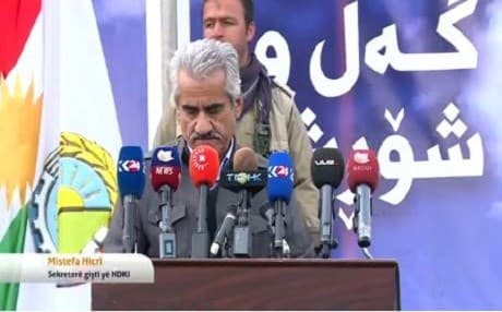 Mustafa Hijri,  leader of the Kurdistan Democratic Party-Iran (KDP-I). Photo: Rudaw