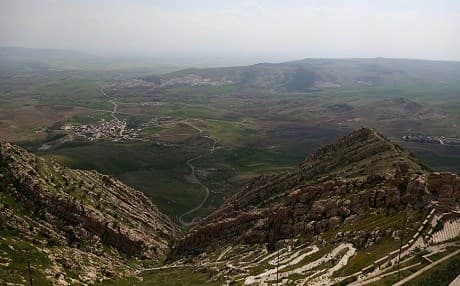ISIS-held town of Bashiqa. Photo: AP 