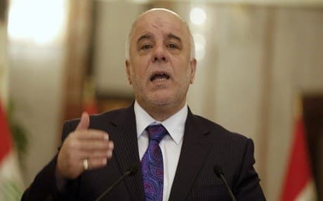 Iraq's Prime Minister Haider al-Abadi. Photo: AFP