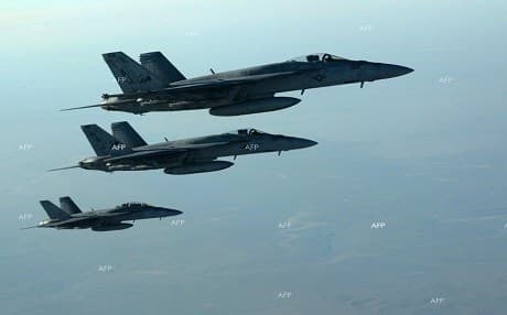  US-led coalition warplanes. Photo: AFP. 