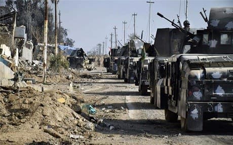 Iraqi army troops in Ramadi. Photo: AP  