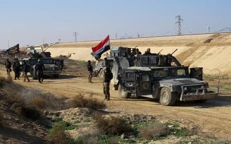 Iraqi army soldiers. AFP File Photo. 