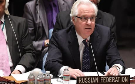 Vitaly Churkin, Russian ambassador to the UN. Photo: AFP