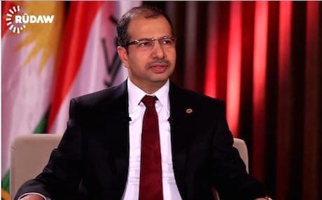 The Speaker of the Iraqi Parliament, Saleem Jaboori. Photo: Rudaw