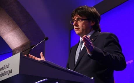Catalan president meeting Spanish PM amid deep pro-independence row