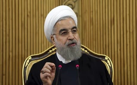 Iran's President Hassan Rouhani. AP Photo.