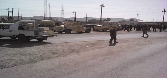 Kurdish Peshmerga forces in Khurmatu. Rudaw photo.