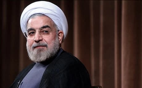 نوێنەرێکی جولەکە هاوڕێیەتی حەسەن رووحانی دەكات