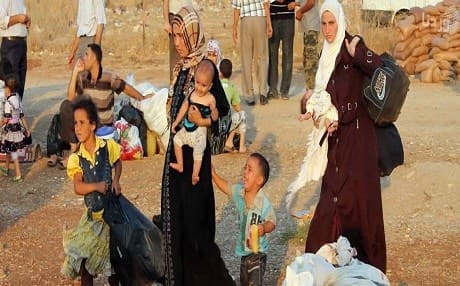 Shabak Kurds fleeing ISIS in Mosul. Photo: ICSSI. 
