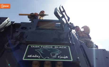 Peshmerga special force Task Force Black will withdraw from Khurmatu when Hashd al-Shaabi leaves. Photo: Rudaw