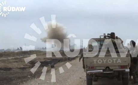 Kurdish Peshmerga forces in Bashir. 