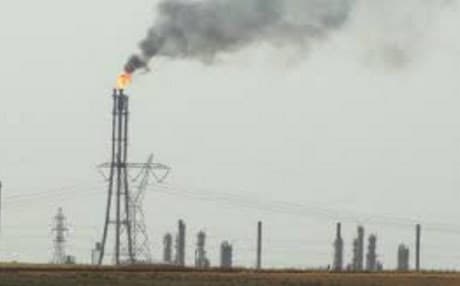 A North Oil Company natural gas field southwest of Kirkuk, Iraq. AFP File Photo. 