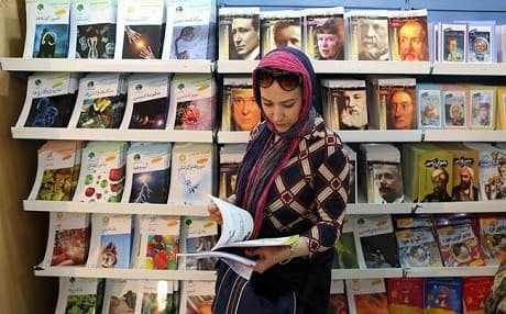 The Tehran International Book Fair started on May 4th and goes on until the 14th. AFP photo.