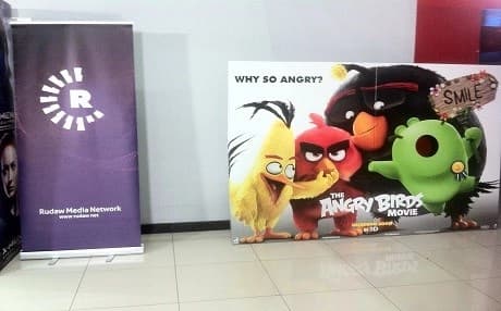 The premiere of Angry Birds Movie was sponsored by Rudaw.