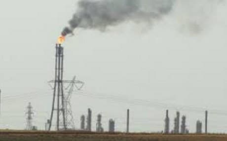    A North Oil Company natural gas field southwest of Kirkuk, Iraq. AFP File Photo.