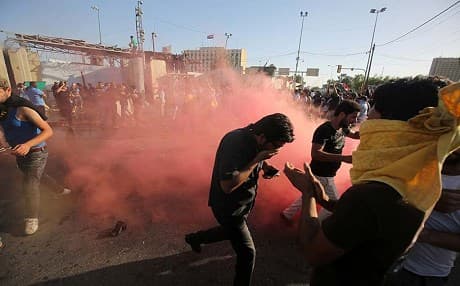  Security forces used live rounds and tear gas against the protesters. AFP photo.