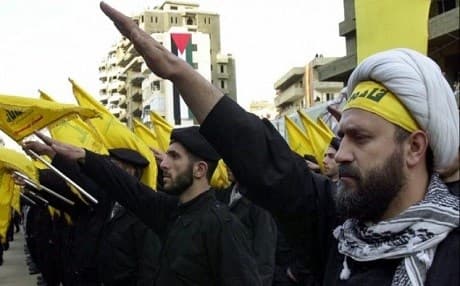 Members of the Iran-backed Hezbollah group during a parade in the Lebanese capital Beirut. AFP photo