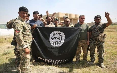 The Iraqi army and Shiite militias are battling to regain control of Fallujah from Islamic State. Photo: AFP