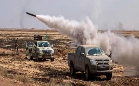 A coalition of forces led by the Manbij Military Council has advanced to Om Seraj hill, overlooking the Manbij-Raqqa road. Photo: Rudaw